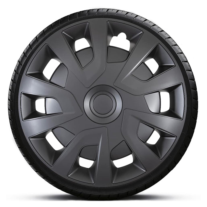 Coverline, 16" Argo Revo VAN Black Hjulkapselsæt