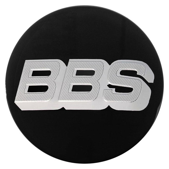 BBS, Sølv Centerkapsel med 2D-Logo, Ø56mm