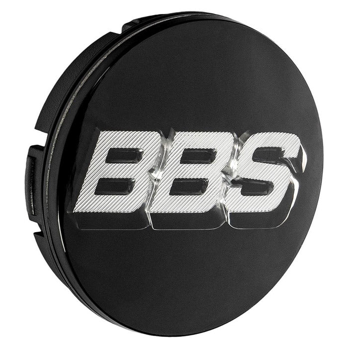 BBS, Sort 3D Roterende Centerkapsel Ø70,6mm med Logo