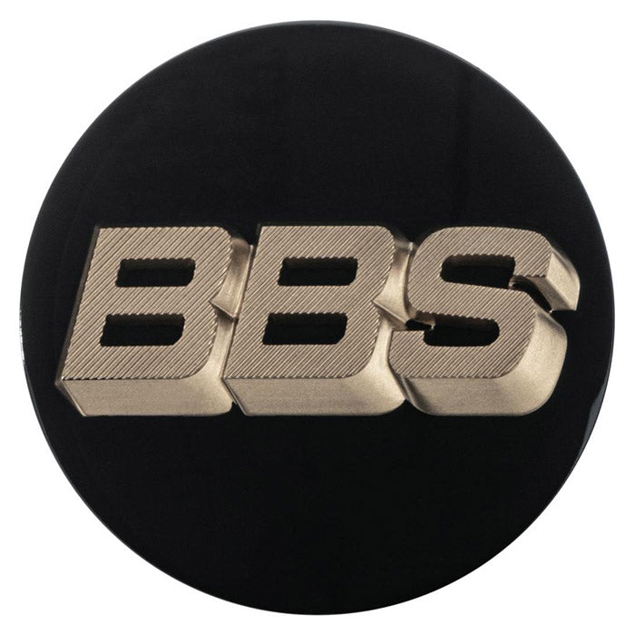 BBS, Sort 3D Centerkapsel Ø56mm med Logo