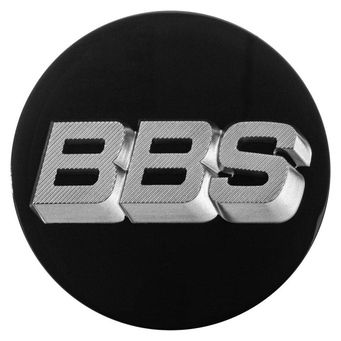 BBS, Sort 3D Centerkapsel Ø56mm med Logo