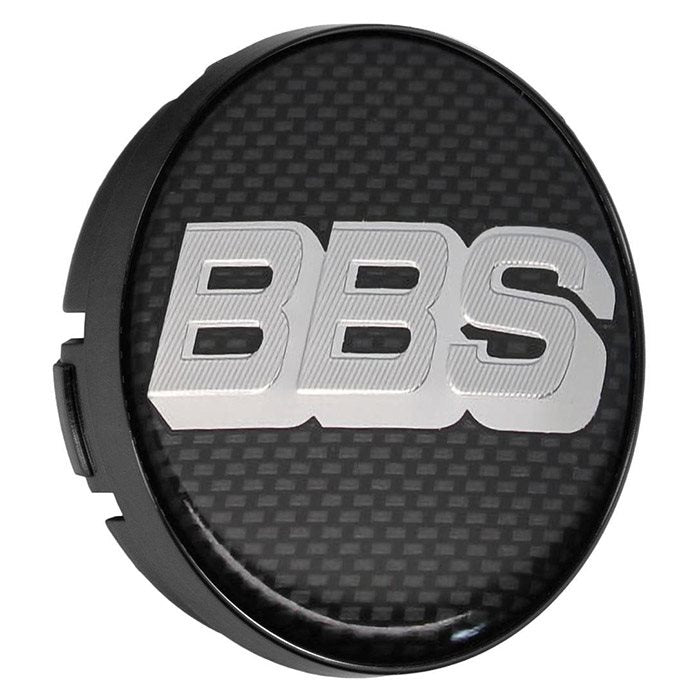 BBS, Carbon Centerkapsel med Sølv Logo Ø64,5mm