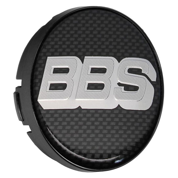 BBS, Carbon Centerkapsel Ø70,6mm med Sølv Logo