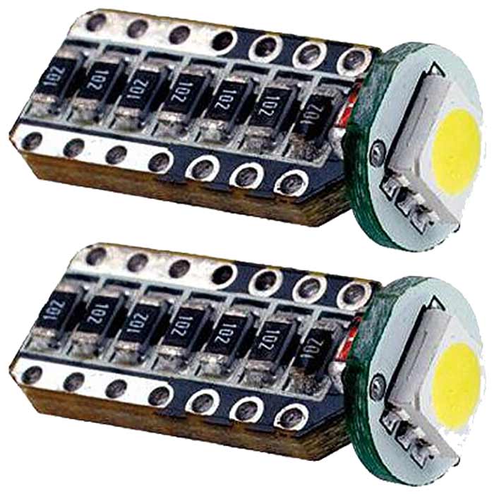 AutoPro, LED Positionslys 8000K 3W SMD W5W (2 stk.)