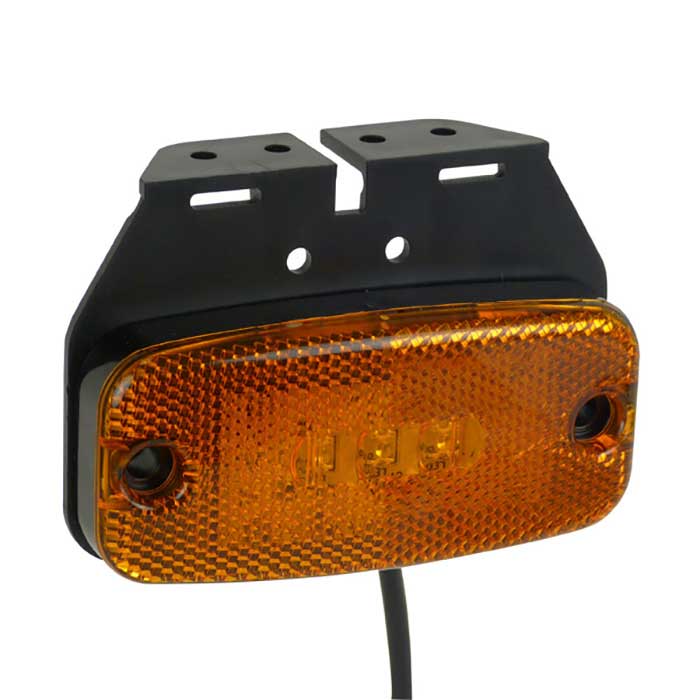 AutoPro, LED Sidemarkeringslygte i Orange - 110x41x27mm