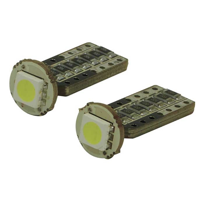 AutoPro, LED Parkeringslys - Hvid SMD T10 W5W (2-pak)