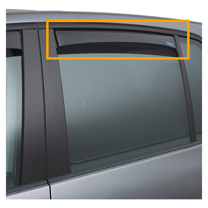 Climair Vindafviser Bagrude 044324D - Sort