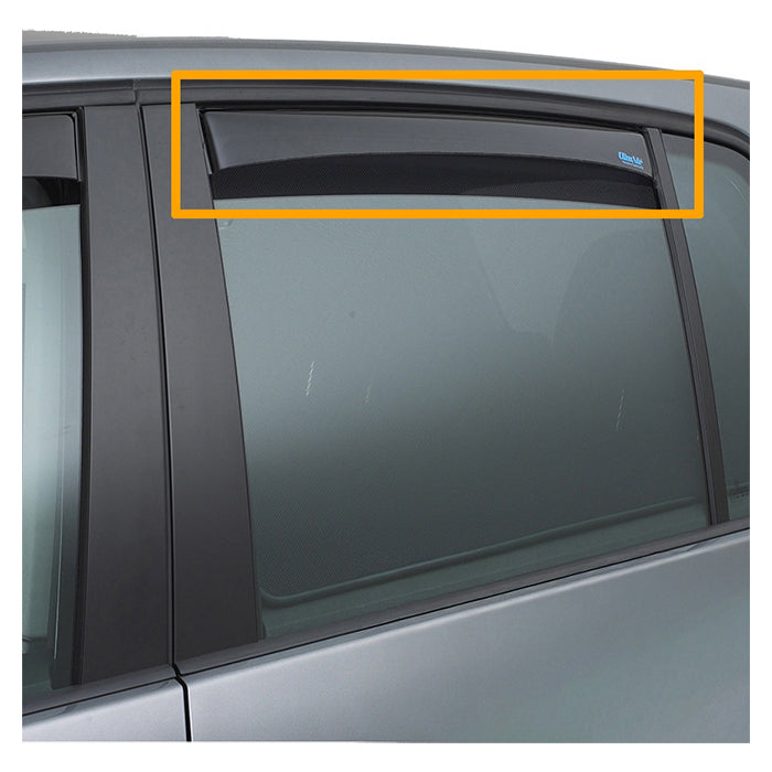 Climair, Vindafviser Bag Dark Audi A3 4d. Hatchb. 2012-