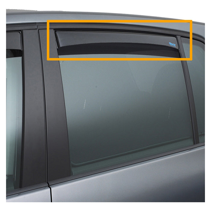 Climair, Bagvindafviser Ford Mustang Mach-E 2020- Sort