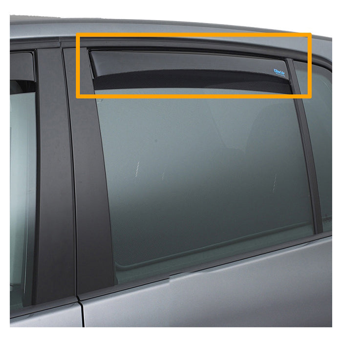 Climair, Bagvindafviser VW ID.4 (E21) 2020-, 5-dr, Sort