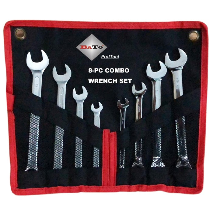 Bato, 8-Piece Combination Wrench Set