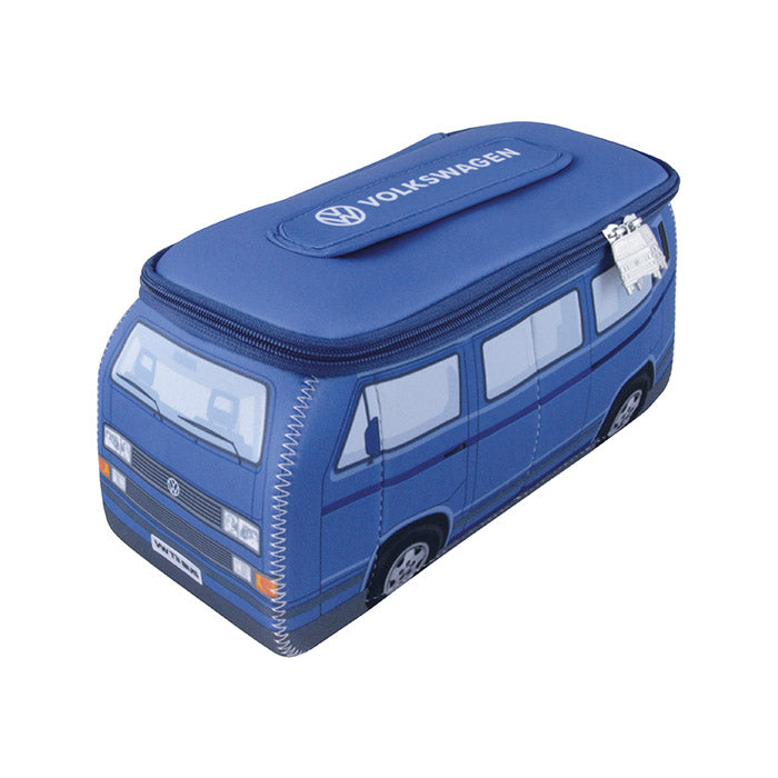 VW Collection,  T3 Bus Blå Neopren Toilettaske