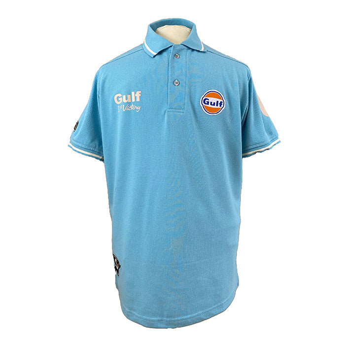 GPO, Retro Lysblå Vintage Polo - Størrelse XL