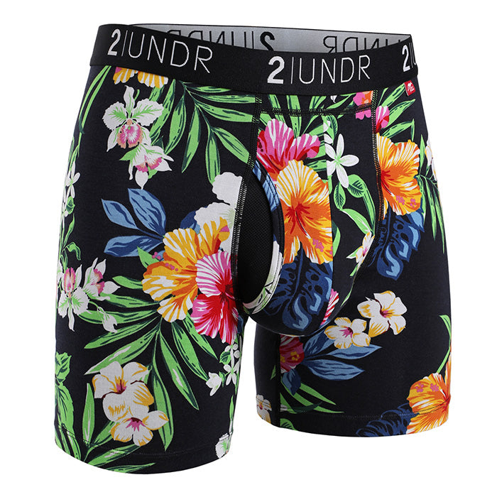 2UNDR, Swing Shift Boxershorts Blomstret str. S
