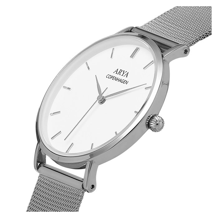 Arya, Silver Mesh Women's Watch 36mm