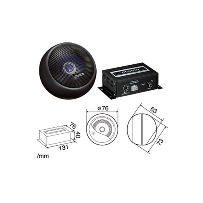 AutoPro, Compact Car Center Speaker 60mm