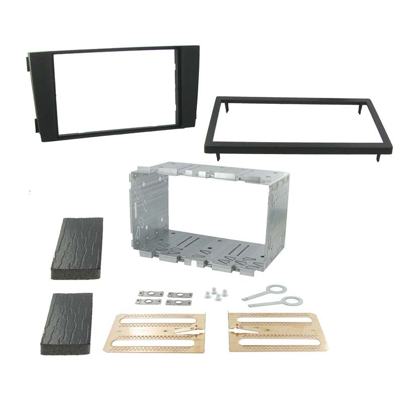 Connects2, Audi A6 2-DIN Installation Kit (2001-2004) - Black