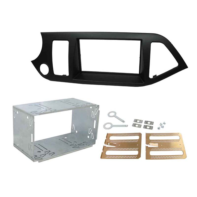 Connects2, Kia Picanto 2011 2-DIN Installation Kit - Black