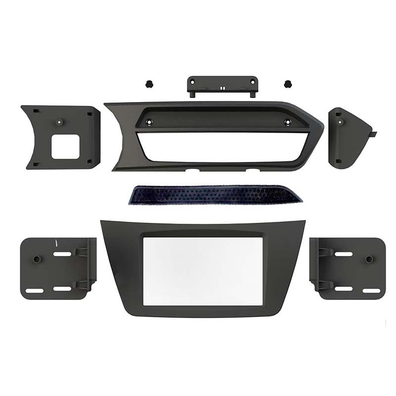 Connects2, 2-DIN Installation Kit for Mercedes C-Class W204 2011 - Black