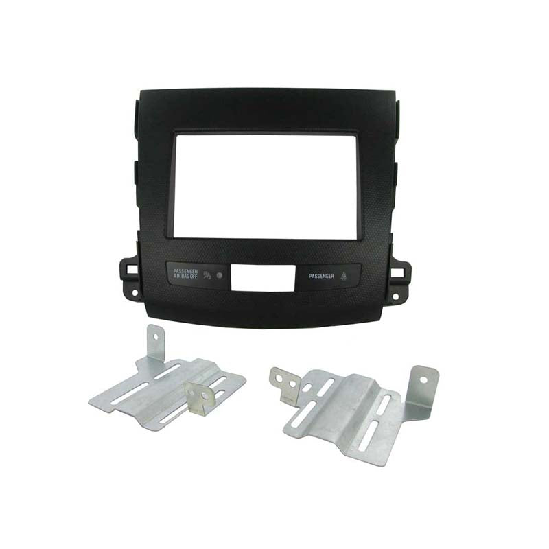 Connects2, Monteringskit til Mitsubishi Outlander 2007-2013, 2-DIN, Sort