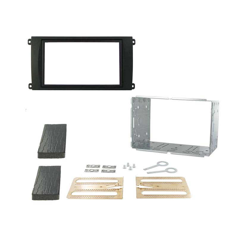 Connects2, Porsche Cayenne 2-DIN Installation Kit 2002-2010, Black