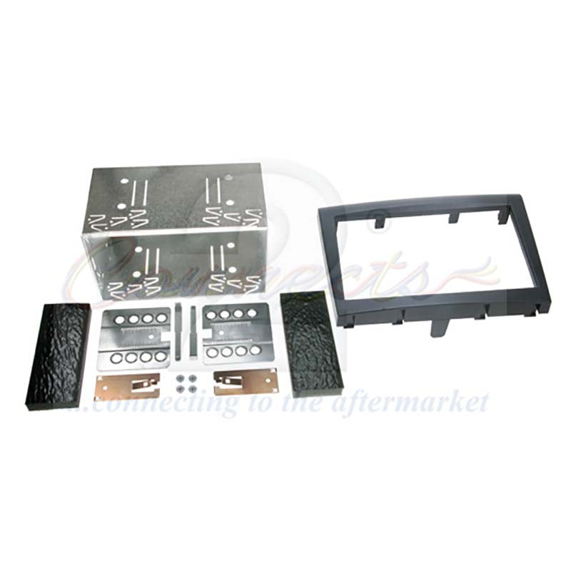 Connects2, Porsche 2-DIN Installation Kit - Sort