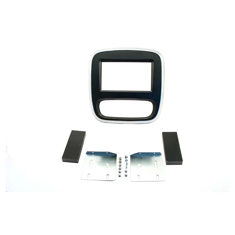 Connects2, 2-DIN Kit til Opel Vivaro & Renault Trafic 2015 Sort/Sølv