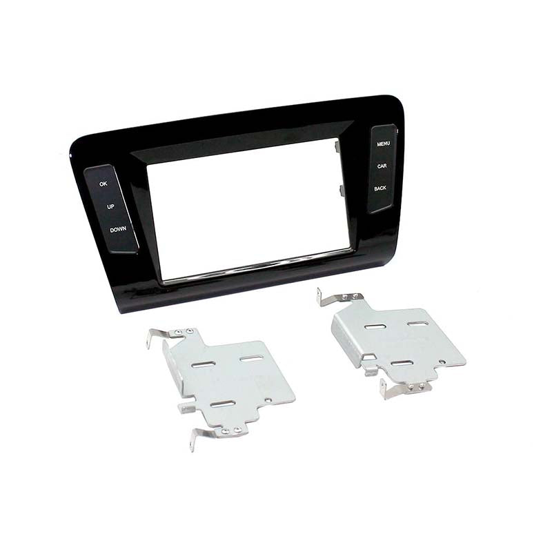 Connects2, Skoda Octavia III 2-DIN Ramme, Sort, 2013 Model