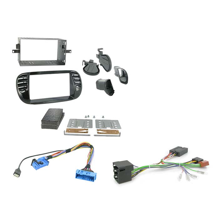 Connects2, Fiat 500 2-DIN Radio Installationskit (2015 og frem)