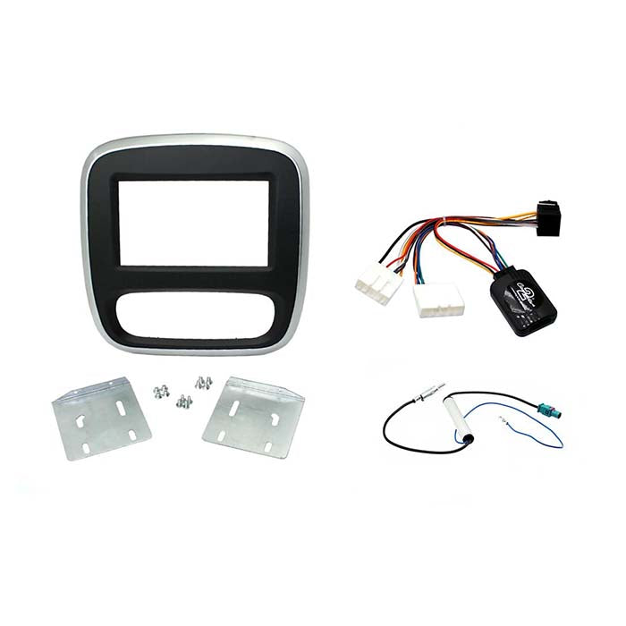 Connects2, Bilradio Kit til Opel Vivaro/Renault Trafic 2015 - Sort/Sølv