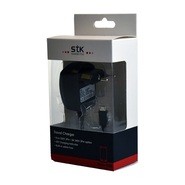 , Ladeadaptor 220v Micro USB — Sæt