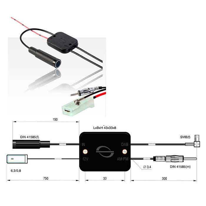 AutoPro, Digital Radio Splitter for FM/DAB