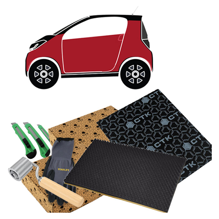 CTK, Støjdæmpningspakke Lille Bil Komplet u. Tag