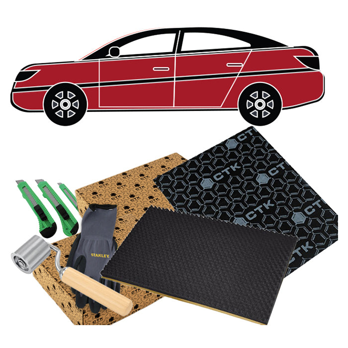 CTK, Støjdæmpningspakke Mellem Bil Komplet u. Tag