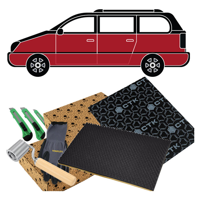 CTK, Støjdæmpningspakke Stor Bil Komplet u. Tag