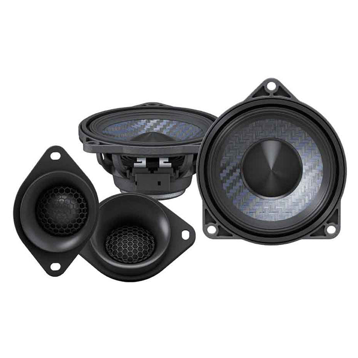 Alpine, 4" Hi-Res 2-vejs Komponent Højtaler Til BMW