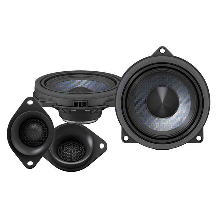 Alpine, 4,5" Hi-Res 2-vejs Komponent Højtaler Til BMW