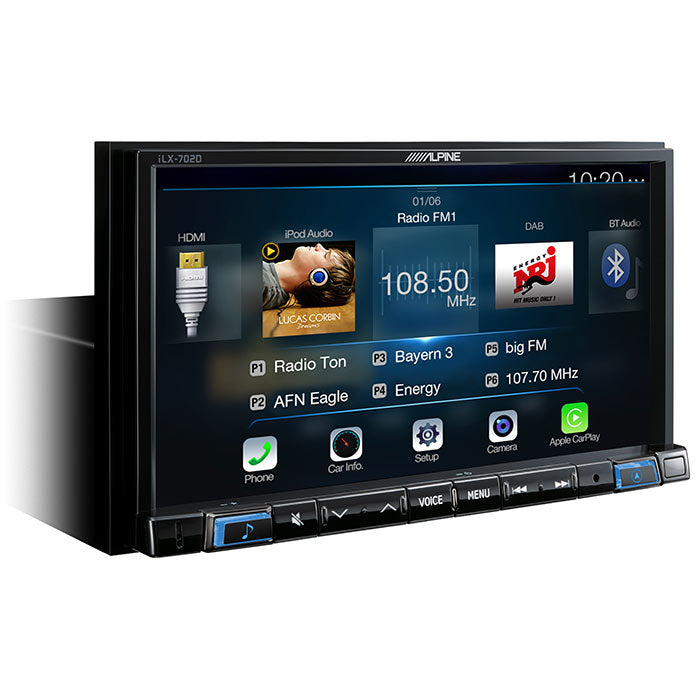 Alpine, 7" CarPlay Android Auto Multimedieenhed