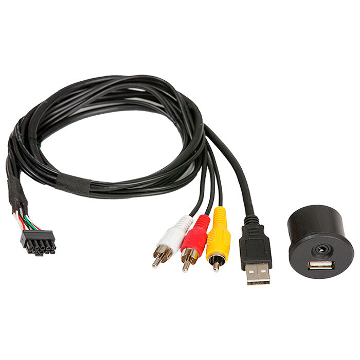 Alpine, Universal USB/AUX Kabel - 0,9m