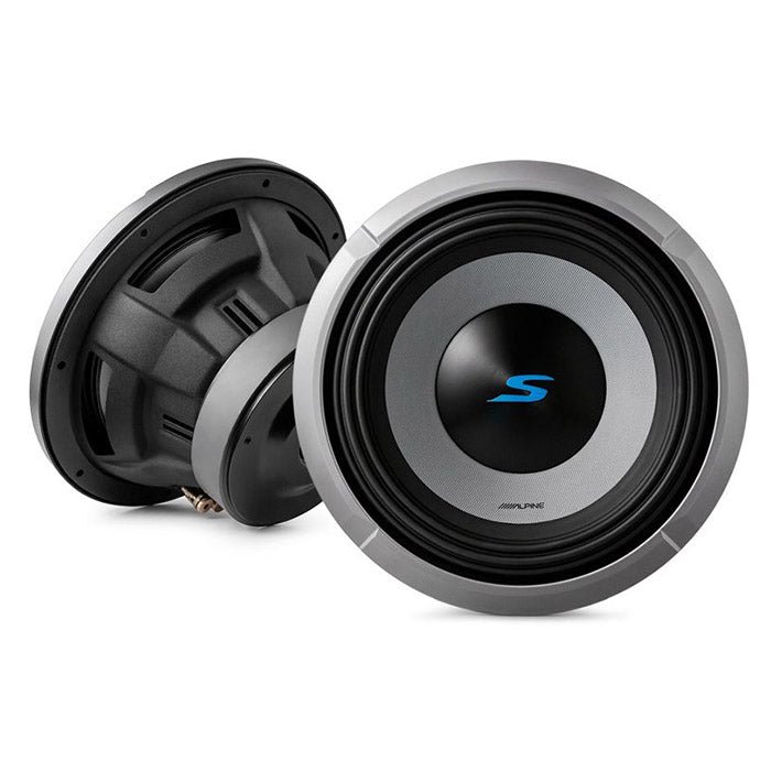 Alpine, 10 Tommer S-Series Subwoofer - Dobbelt 4 Ohm