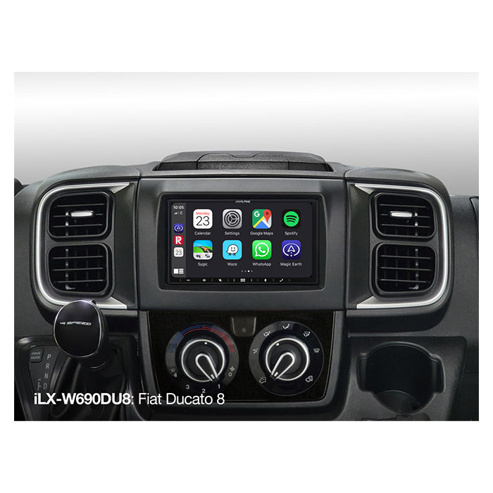 Alpine, ILX-W690DU Bundle Til Fiat Ducato 8