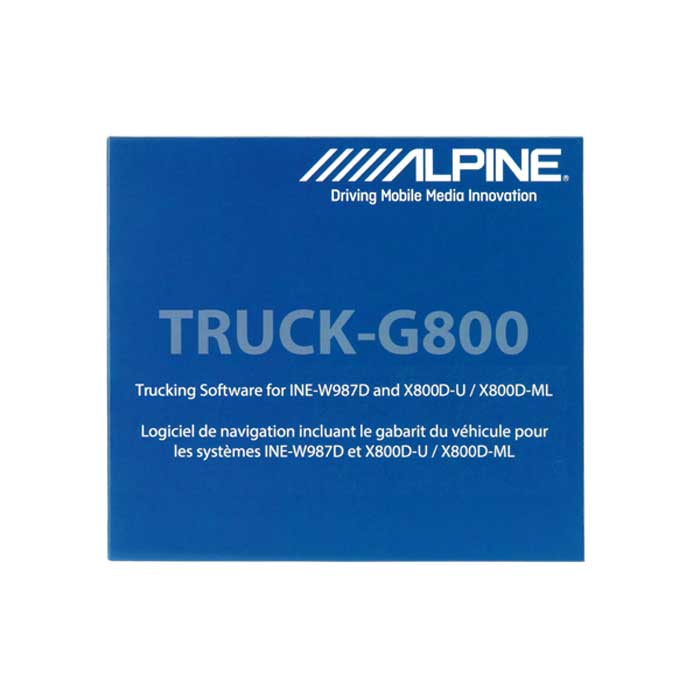 Alpine, Truck-Camper G800 Navigationssoftware