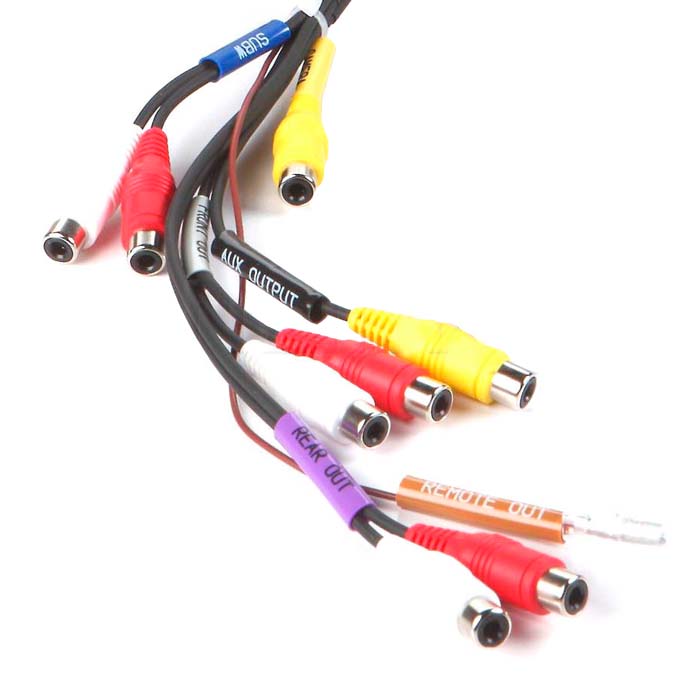 Alpine, RCA Audio Kabel til INE-W990BT/INE-W585BT Modeller