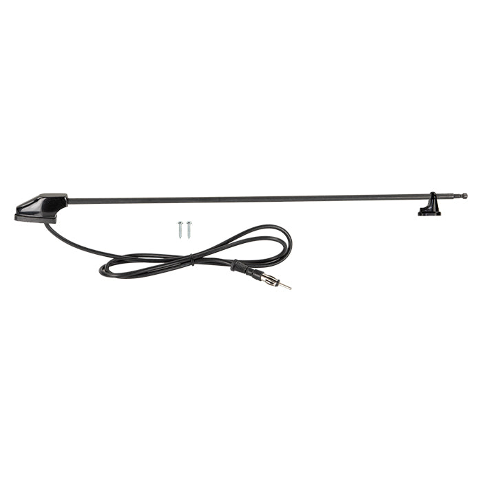 ACV, Universal Sort DIN Antenne - AM/FM, 118 cm, Kompatibel med Mitsubishi Pajero & Nissan Patrol