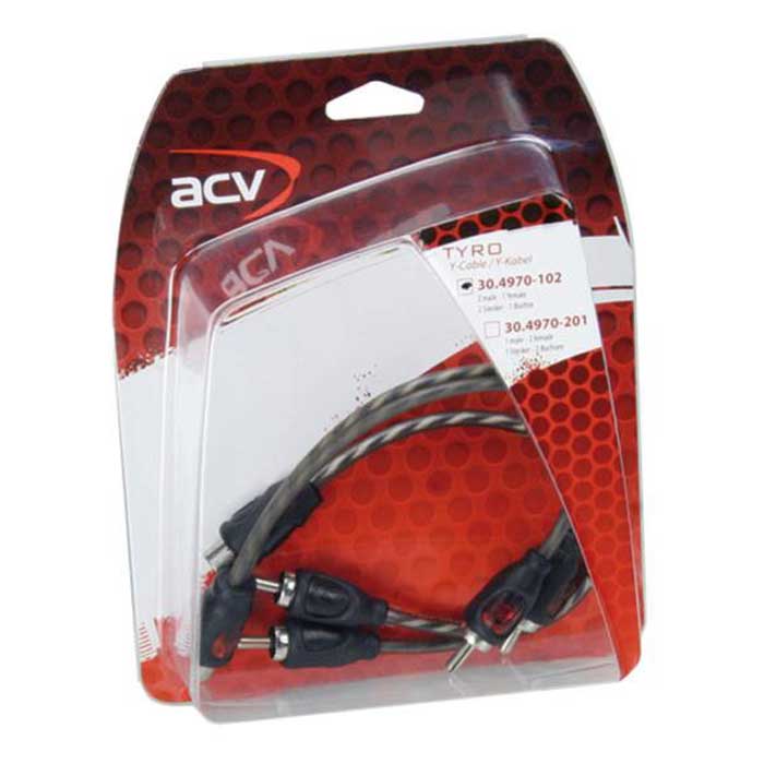 ACV, Economy Audio Splitter Kabel, 2 Han/1 Hun, 0.30m