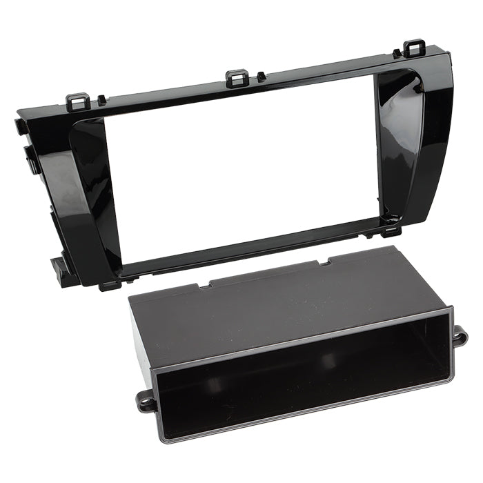 ACV, 2-DIN Facia Sort — Passer til Toyota m / Lomme corolla 2014-