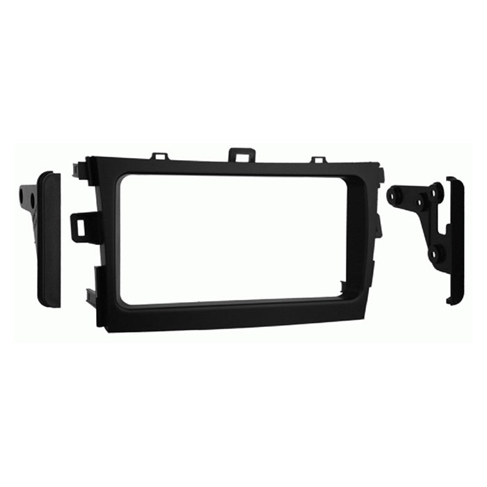 ACV, 2-DIN Radioramme Sort — Passer til Toyota Corolla 2009-2013