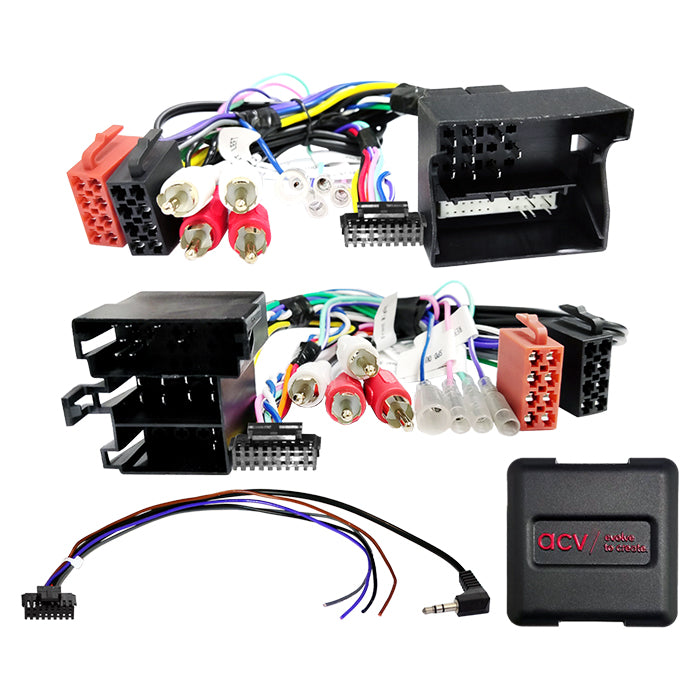 ACV, Ratbetjening Audi Iso/mini Iso/quadlock Multilead Amp-rca