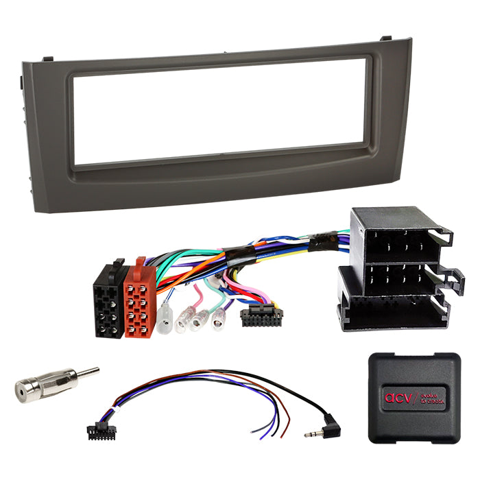 ACV, Komplet 1-DIN Kit Fiat Grande Punto/linea Sort