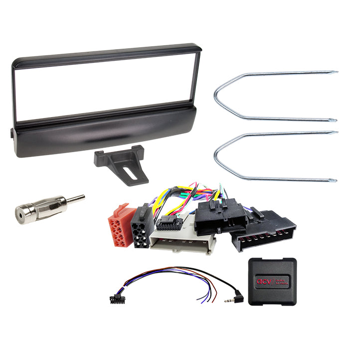 ACV, Komplet 1-DIN Kit Ford Sort 8Pin/8Pin/17Pin